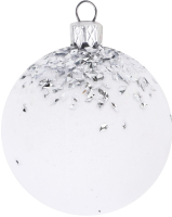 Куля новорічна Снігова королева пластик 6см КМ