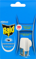 Електрофумігатор з рідиною від комарів 30 ночей Raid 1шт