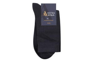 Шкарпетки чоловічі Легка хода №6330 27 темно-сірий
