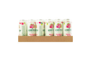 Сидр 500мл 4.7% солодкий шипучий звичайний Малина-лайм Somersby з/б