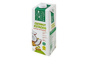 Напій рисово-кокосовий-фісташковий ультрапастеризований збагачений кальцієм Green Smile т/п 1л