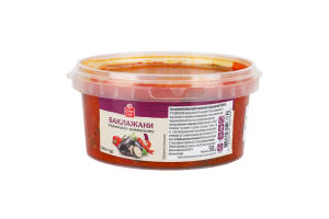 Салат закусочный с подсластителями Баклажаны в аджике по-домашнему Fine Life ведро 500г