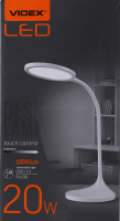 Лампа настольная светодиодная 20W 4100K 1000lm №VL-TF14W Videx 1шт