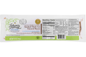 Nature's Promise Smoked Thick Cut Uncured Bacon Salted Caramel