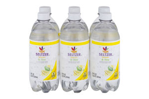 Ahold Seltzer Lemon & Lime - 6 CT