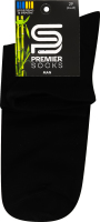 Шкарпетки чоловічі середній пагомілок Premier socks 29 чорний