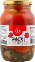 Томати мариновані слабокислі стерилізовані ТМ "1" в/с с/б 1кг