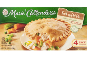 Marie Callender's Turkey Pot Pie - 4 PK