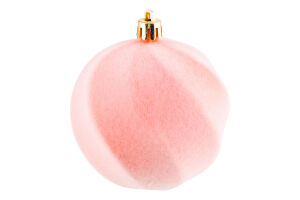 Прикраса ялинкова Куля Хвиля оксамит 80мм 31397