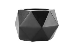 Свічник MBM My Home геометричний чорний SK-36