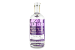 Горілка 700мл 38% ароматизована зі смаком диких ягід Wild berri Absolut пл