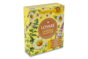 Чай цветочный ассорти Ромашка Chamomile collection Lovare к/у 32х1.3г