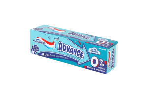 Паста зубная для детей 9-12лет с фтором Advance Aquafresh 75мл