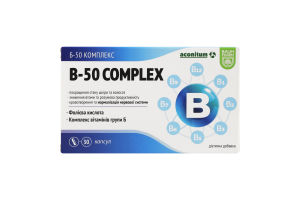 Добавка дієтична капсули Б-50 комплекс Baum Pharm 30шт
