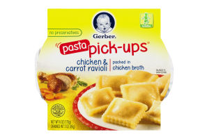 Gerber Pasta Pick-Ups Chicken & Carrot Ravioli Toddler