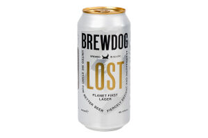Пиво BrewDog Lost Lager світле з/б