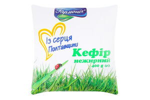 Кефір нежирний Гармонія м/у 400г