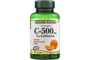 Nature's Bounty C-500mg Plus Echinacea Caplets - 100 CT