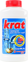 Гранули для очищення зливних труб "KRAT" 250г