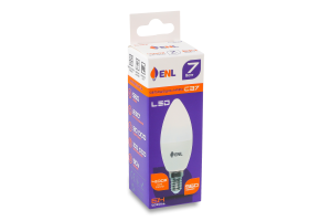 Лампа светодиодная LED 4100K 7W E14 C37 №C37Е147ENLN Enl 1шт