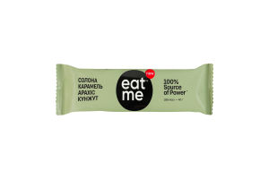 Батончик Солона карамель, арахіс та кунжут EatMe м/у 40г
