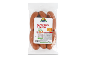 Сардельки вареные с сыром Ятрань 1с кг