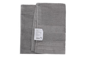 Рушник сірий махровий велюр 50*90см 500г/м2 GM Textile