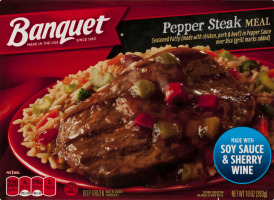 Banquet Pepper Steak Meal