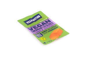 Скибочки веганські Veganation зі смаком чедера