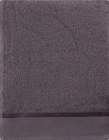 Рушник темно-сірий махровий 50*90см 360г/м2 Aisha