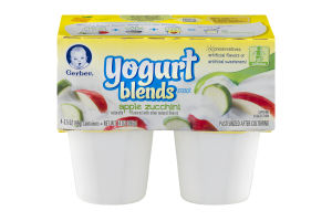 Gerber Yogurt Blends Snack Apple Zucchini / Toddler - 4 PK