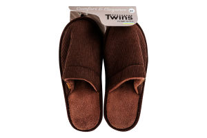 Тапочки комнатные домашние мужские вельвет Twins Home Style №16133 40-45