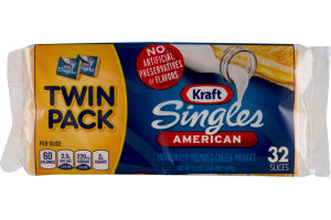 Kraft Singles Twin Pack American - 32 CT