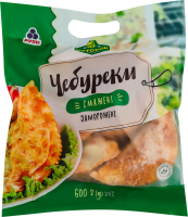 Чебуреки заморожені смажені Хуторок м/у 600г