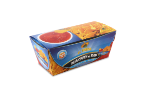 Чипсы с солью + соус сальса пастеризованный Nacho EL Sabor к/у 175г