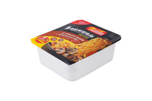 Вермішель швидкого приготування яєчна з смаком грибів з азіатським соусом негостра 130г Голден Драгон