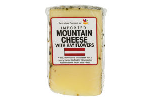 Ahold Imported Mountain Cheese with Hay Flowers