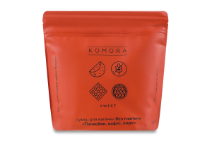 Смесь для выпечки без глютена Панкейки, вафли, пирог Komora д/п 500г