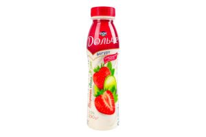 Йогурт 2.5% с наполнителем Клубника-лайм-мята Дольче п/бут 290г