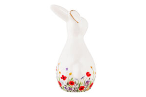 Прикраса Великодній кролик у квітах декор 958355