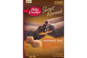 Betty Crocker Sweet Rewards Brownie Bar Caramel - 5 CT