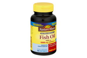 Nature Made Fish Oil Ultra Omega-3 Softgels - 45 CT