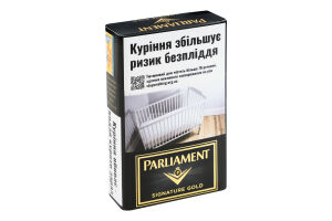 Сигареты с фильтром Parliament Signature Gold 20шт