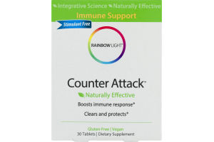 Rainbow Light Counter Attack Dietary Supplement Tablets - 30 CT