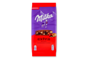 Шоколад молочний з мигдалем, журавлиною та кіноа Екстра Milka м/у 130г