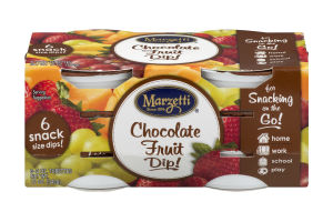 Marzetti Chocolate Fruit Dip Snack Size - 6 PK