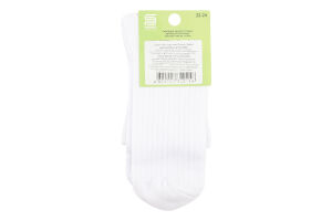 Шкарпетки підл Premier socks висок рубч біл р22-24