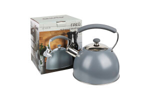 Чайник Грей 2,8л з свистком Gusto