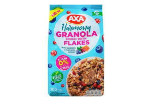 Гранола с мультизерновыми хлопьями с минералами и ягодами Harmony Axa м/у 300г