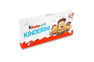 Печенье хрустящее с какао-молочным декором Kinderini Kinder к/у 4х25г